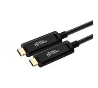 Microconnect USB3.1CC20OP cavo USB 20 m USB C Nero (Premium Optic USB-C, 20m - S