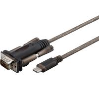 Microconnect USB3.1CRS232 cavo seriale Nero 1 m USB C DB9 (USB - C - Serial DB9 1m M-M - USB 3.1 Type C - Serial DB9 M - to con NEW
