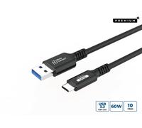 Microconnect USB3.2AC1 cavo USB USB 3.2 Gen 2 (3.1 Gen 2) 1 m USB C USB A Nero - Nouvo