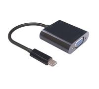 MICROCONNECT - 0.2m USB C - D-Sub, USB C, D-Sub, Maschio / maschio, Nero
