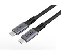 Microconnect USB4CC2-240W cavo USB USB4 Gen 3x2 2 m USB C Nero (Premium USB4 Gen 3x2 USB-C - cable 2m 40Gbps, 240W - Warranty: NEW