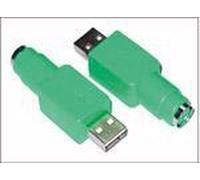 Microconnect USBAPS2F adattatore per inversione del genere dei cavi USB PS/2 Verde (Adapter USB A - PS/2 M-F - USB A/PS/2 M-F, NEW