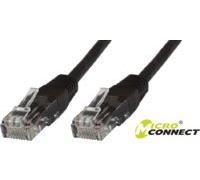 Microconnect UTP6002S cavo di rete Nero 0,2 m Cat6 U/UTP [UTP] (U/UTP CAT6 0.20M Black LSZH - Unshielded Network Cable, - LSZH,