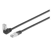 Microconnect UTP60025BA cavo di rete Nero 0,25 m Cat6 U/UTP [UTP] (U/UTP CAT6 0,25M Black PVC 1 - x 90? - Warranty: 300M)