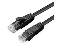 Microconnect UTP6002S cavo di rete Nero 0,2 m Cat6 U/UTP [UTP] (U/UTP CAT6 0.20M Black LSZH - Unshielded Network Cable, - LSZH,