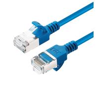 Microconnect V-FTP6A0025B-SLIM cavo di rete Blu 0,25 m Cat6a U/FTP [STP] (CAT6A U-FTP Slim, LSZH, 0.25m - Network Cable, Blue - NEW