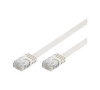 Microconnect V-UTP510W-FLAT cavo di rete 10 m Cat5e U/UTP (UTP) Bianco
