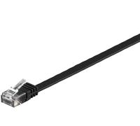 Microconnect V-UTP60025S-FLAT cavo di rete Nero 0,25 m Cat6 U/UTP [UTP] (U/UTP CAT6 0.25M Black Flat - Unshielded Network Cable NEW