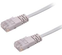 Microconnect V-UTP601-FLAT cavo di rete Grigio 1 m Cat6 U/UTP [UTP] (U/UTP CAT6 1M Grey Flat - Unshielded Network Cable, - PVC, NEW