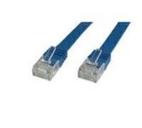 Microconnect V-UTP601B-FLAT cavo di rete 1 m Blu