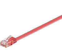 Microconnect V-UTP601R-FLAT cavo di rete Rosso 1 m Cat6 U/UTP [UTP] (U/UTP CAT6 1M Red Flat - Unshielded Network Cable, - PVC, NEW
