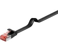 Microconnect V-UTP602S-FLAT cavo di rete Nero 2 m Cat6 U/UTP [UTP] (U/UTP CAT6 2M Black Flat - Unshielded Network Cable, - PVC, NEW