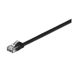 Microconnect V-UTP605S-FLAT cavo di rete Nero 5 m Cat6 U/UTP [UTP] (U/UTP CAT6 5