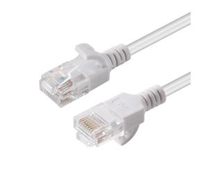 Microconnect V-UTP6075W-SLIM cavo di rete Bianco 7,5 m Cat6 U/UTP [UTP] (U/UTP CAT6 7.5M White Slim - Unshielded Network Cable, NEW
