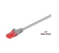 U/UTP CAT6 15M GREY 5 PACK