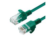 Microconnect V-UTP6A01G-SLIM cavo di rete Verde 1 m Cat6a U/UTP [UTP] (U/UTP CAT6A Slim 1M Green - Unshielded Network Cable, - NEW