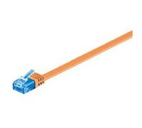 Microconnect V-UTP6A01O-FLAT cavo di rete 1 m Cat6a U/UTP (UTP) Arancione