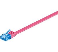 Microconnect V-UTP6A03PI-FLAT cavo di rete 3 m Cat6a U/UTP (UTP) Rosa