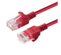 Microconnect V-UTP6A03R-SLIM cavo di rete Rosso 3 m Cat6a U/UTP [UTP] (U/UTP CAT6A Slim 3M Red - Unshielded Network Cable, - LS NEW