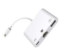 MICROCONNECT - W125648613 cavo di interfaccia e adattatore RJ45, Lightning, USB Lightning Hub Bianco
