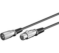 Microconnect XLRMF10 cavo audio 10 m XLR [3-pin] Nero (XLR connection cable 10 meter - XLR 3-pin - XLR 3-pin M-F - Outer Dimens NEW