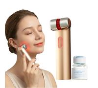 Microcurrent Elitzia ETT28 - Dispositivo di tonificazione facciale 1000 Hz con terapia della luce LED rossa, infusore di siero 30X e rullo capsula domestica, portatile, anti-invecchiamento