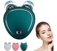 Microcurrent Face Device Roller,2024 Microcurrent Facial Device - Lift The Face and Tighten The Skin, Face Massager Electric with 3 Gear, for Instant Face Lift, Firm, Wrinkle Remover (Green)