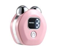 Microcurrent Facial Device, Portable Face Massager, Electric Skin Toning Tool, Facial Sculpting Roller, 2.36x2.09x1.06in, Beauty Device for Home, White, Pink, and Blue