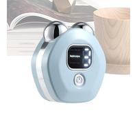 Microcurrent Facial Device, Portable Skin Toning Face Massager, Electric Facial Sculpting Roller Massage Tool for Home and Travel, 2.36x2.09x1.06 inches, White, Pink, Blue