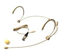 Microdot 4016 - Microfono auricolare per sistema wireless Audio Technica, cavo staccabile con connettore tipo Hirose a 4 pin, microfono omidirezionale
