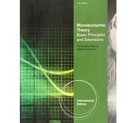 Microeconomic Theory: Basic Principles and Extensions, International Edition (with InfoApps)