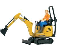 Microescavatore BRUDER JCB 8010 CTS - 116 - Preassemblato - Escavatore - Acrilonitrile-butadiene-stirene (ABS) - Nero - Giallo NEW