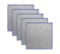 Microfiber Cleaning Cloth - 5-Pack Super Absorbent, Washable Towels | Multipurpose Rags for Kitchen, Bathroom, Glass, Window, Mirror, Home, Car, Apartment