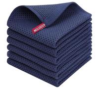 Microfiber Cleaning Cloth, Dish Cloths, Cotton Dish Towels, Dish Drying Towels, Kitchen Washcloths, 6 Piece Multipurpose Design High Absorbency Soft Cotton Material for Kitchen Cloth, Cloths to Clean