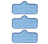 Microfiber Mop Pads Refill | 3PCS Replacement Pads for Mops | Strong Absorption for Particulates/Pet Hair/Stubborn Soil | Sturdy & Easy to Change Maintenance Cloth