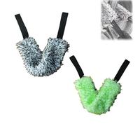 Microfiber Multi-Use Cleaning Tool, Car Wheel Cleaning Belt, Multifunctional Cleaning Brush Tool for Car, Car Detailing Clean Brush, Bendable Rim Cleaner Brush(H)
