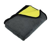 Microfibra Auto Asciugatura Asciugamano 80x60cm Extra Grande Grigio Giallo 2pz