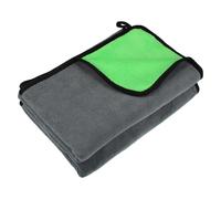 Microfibra Auto Asciugatura Asciugamano 80x60cm Extra Grande Grigio Verde 2pz
