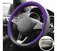Microfibra Copertura Del Volante In Pelle Per 14.5" - 15.5" w/ Cruscotto Opaco