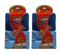 Microfibre per la Pulizia di Specchi Vetri e Cristalli Mai Più Aloni Lava e