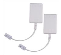 Microfiltro splitter per Internet a banda larga RJ11 da spina BT ad ADSL, confezione da 2, maschio e femmina per modem di rete fissa