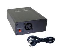 Microfoni a condensatore a batteria lunga 48 V Phantom Potenza Portatile Per Podcasting Campo Interviste Scenario Multiplo Amplificatori del Suono Modulo