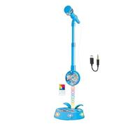 Microfoni Da Canto Per Bambini Con Supporto Wireless Altezza Regolabile | Microfono Per Cantare Con Musica A Stelo Per Bimbi, Casa, Classe, Viaggio, Sala Giochi, Feste, Natale