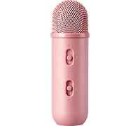Microfoni per PC Microfono per canto domestico,Attrezzatura musicale live K song,Cavo audio collegato a telefono cellulare,PC Un controllo chiave/ritorno dell'orecchio in tempo reale ( Color : Pink )