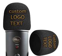 Microfoni personalizzati in schiuma per microfono personalizzato per parabrezza condensatore (nero)