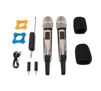 Microfoni Wireless, di Microfono Dinamico Cordless UHF con Portata di 328 Piedi, Microfono per Canto Wireless per Studi di Registrazione di Performance Sul Palco KTV