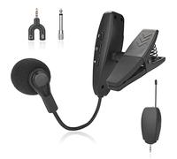 Microfoni Wireless Instrument Microphone,UHF Clip Condenser Mic,per Horns,Trumpets,Clarinets, sassofoni, violoncello, computer, telefono, sp.