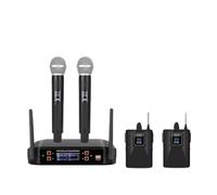 Microfonico Wireless Professionale A Quattro Canali, Adatto For Occasioni Come Karaoke, Discorsi In Chiesa, Riunioni Riproduzione Chiara Del Suono
