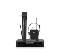Microfonico Wireless: Un Set Di Due Microfoni Dinamici, Ideali For Karaoke, Canto E Spettacoli Vari Riproduzione Chiara Del Suono(F21-BK)