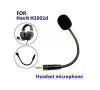 Microfono 3,5mm sostitutivo per cascolare da gaming Havit H2002d Microfono per giochi E-sports Microfono sostitutivo per Havit H2002d